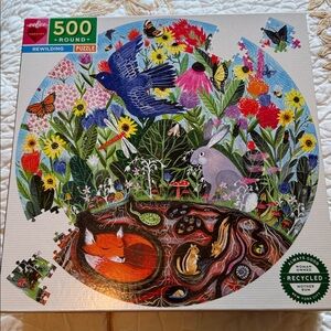 Round Puzzle with Nature Theme - New unopenef